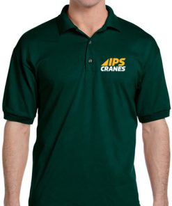 Alternative view of IPS Polo Shirt - 2 Color Screened