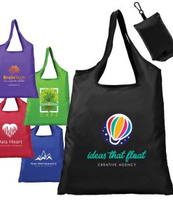 Santorini - Foldaway Shopping Tote Bag - 210D Polyester - ColorJet