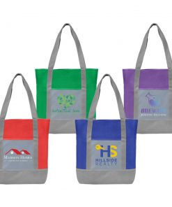 Glenwood - Non-Woven Tote Bag with 210D Pocket - ColorJet